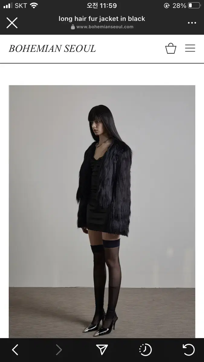 bohemianseoul long hair fur jacket 人気沸騰ブラドン 18864円 nods